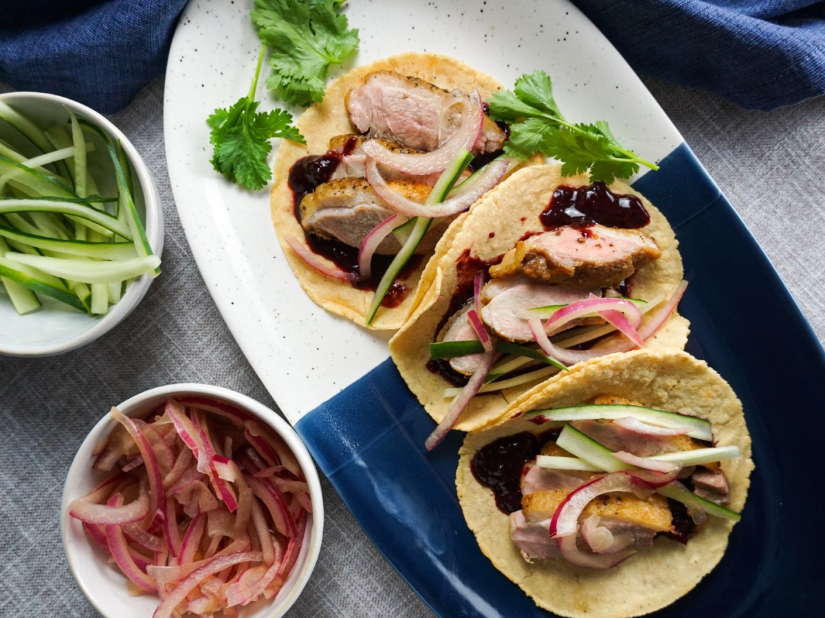 Crispy Duck Breast&nbsp;Tacos
