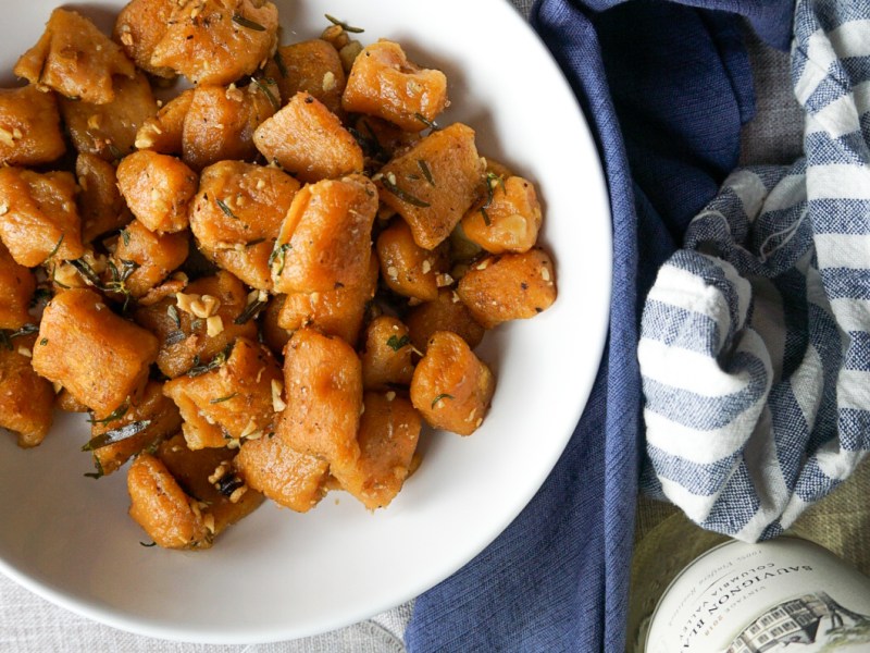Sweet Potato Gnocchi with Fresh Rosemary & Walnut Butter&nbsp;Sauce